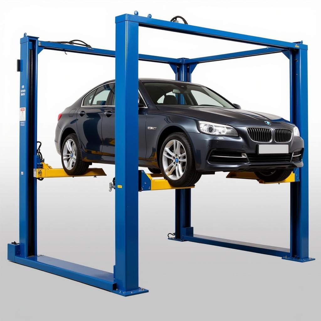 Four-Post Triangle Car Lift for Alignment