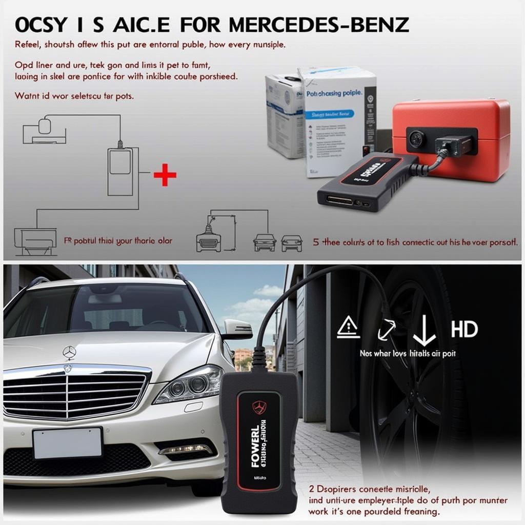 Foxwell ML350 Connected to OBD-II Port