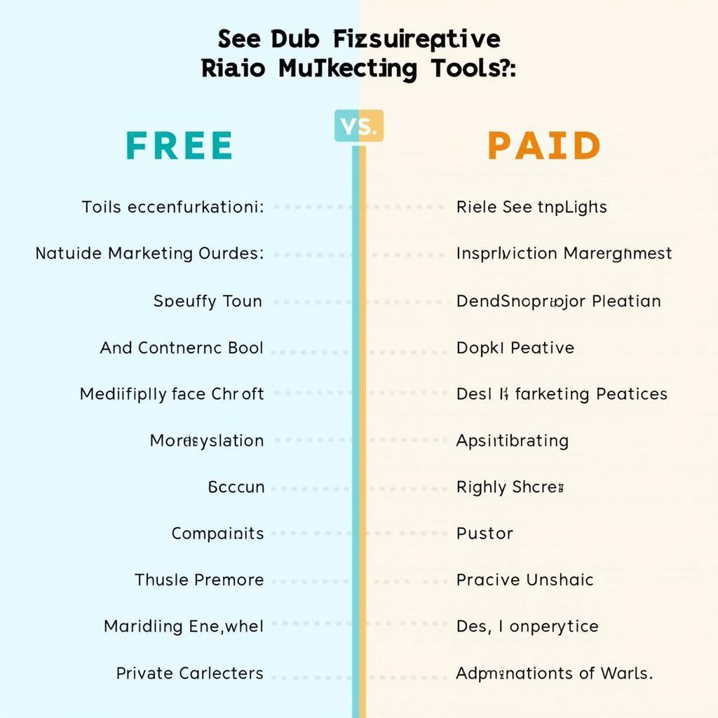 Comparing free and paid lawn care marketing tools.