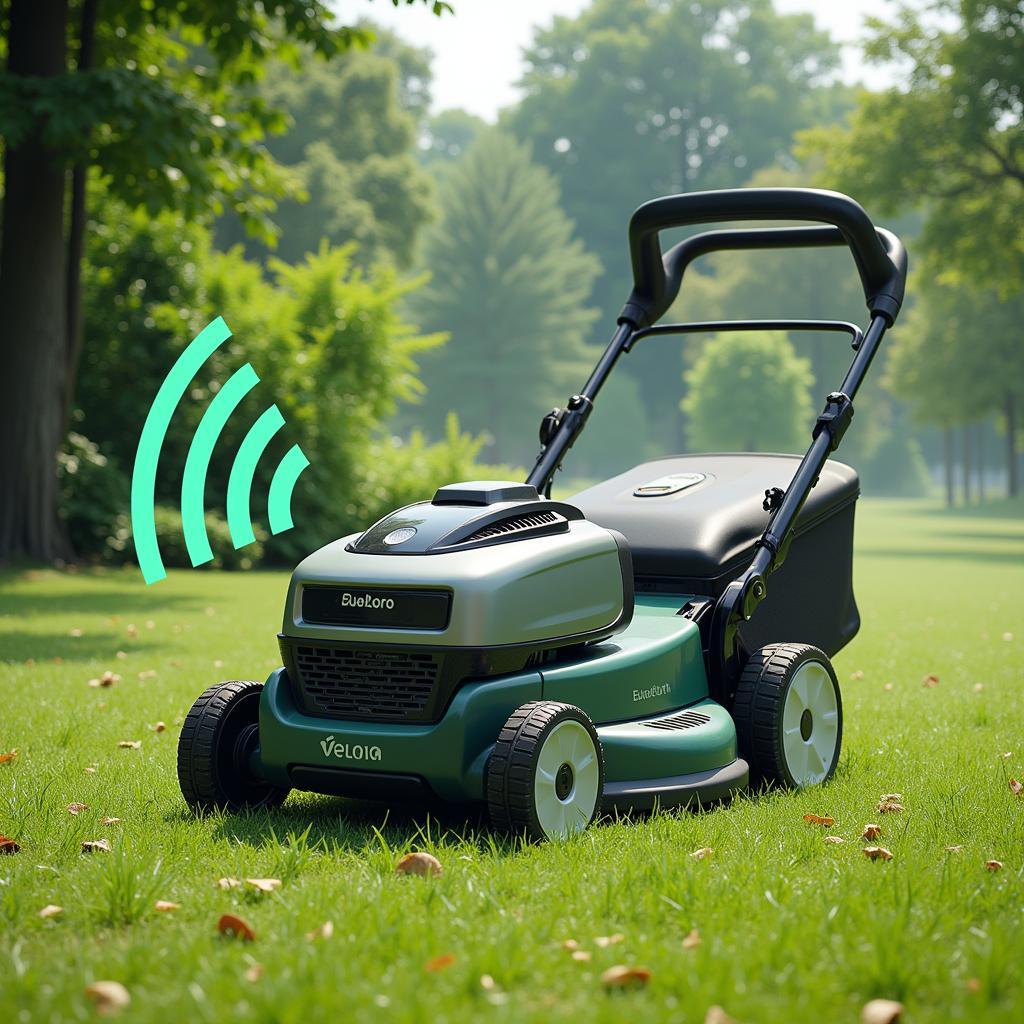 Future Noise-Cancelling Lawnmower