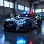 Futuristic Police Car Design