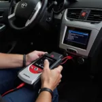 GaragePro OBD2 Diagnostic Tool in Action