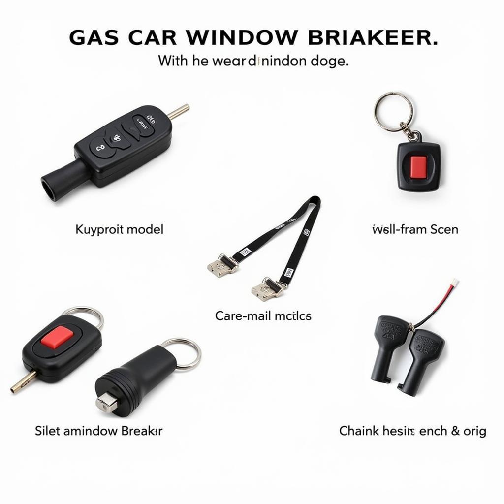 Different Types of Gas Car Window Breaker Tools Available in the Market