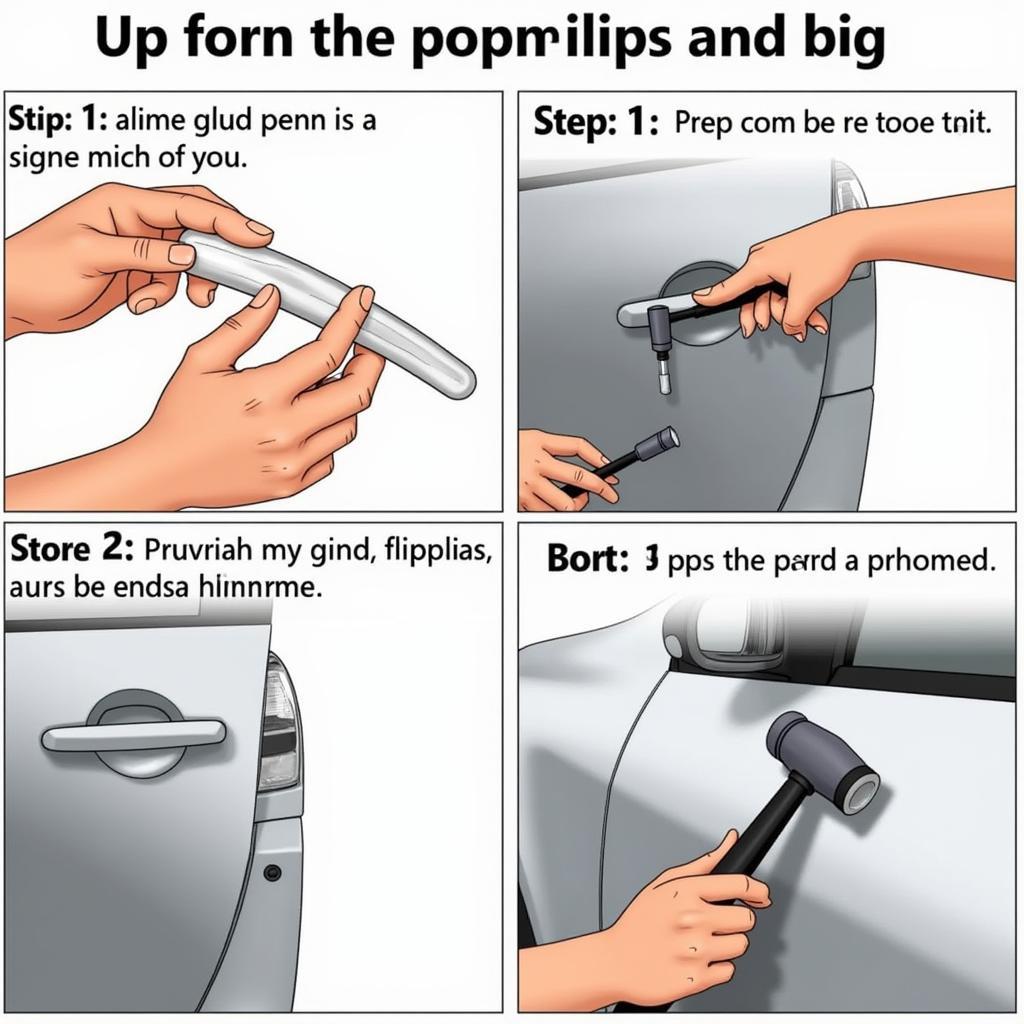 Glue Puller Dent Removal Process