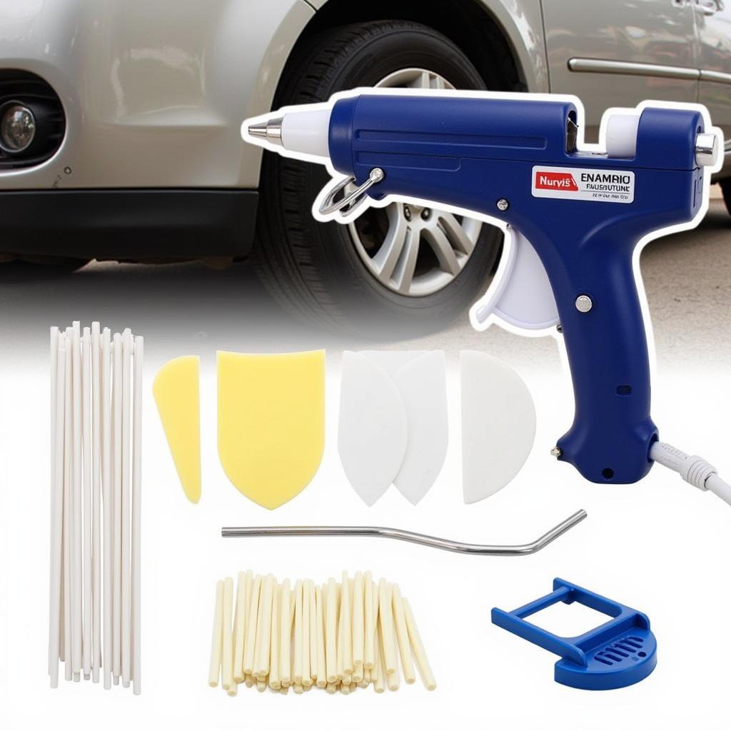 Glue Puller Kit for Car Dent Repair in Boston