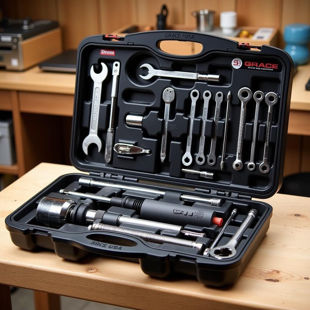 Grace USA Gun Care Tool Set with Bench Block