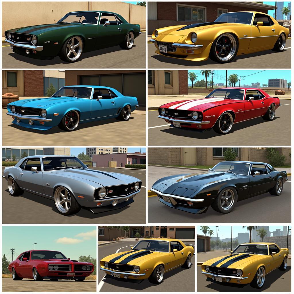 GTA SA Customized Cars Showcase