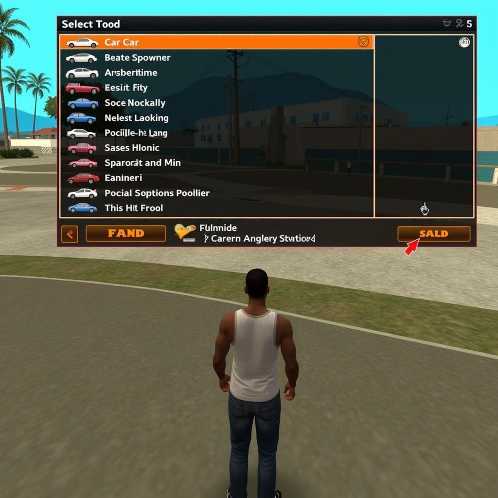 GTA Vice City Car Spawner Screenshot