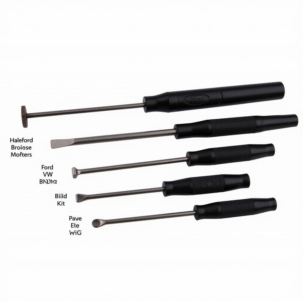 Halfords car radio removal tool set for various car models