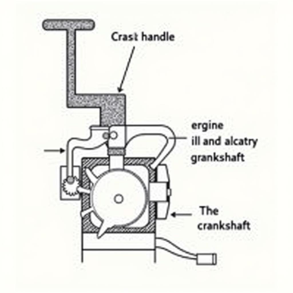 Hand Crank Mechanism Diagram