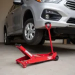 Harbor Freight Trolley Jack in Action