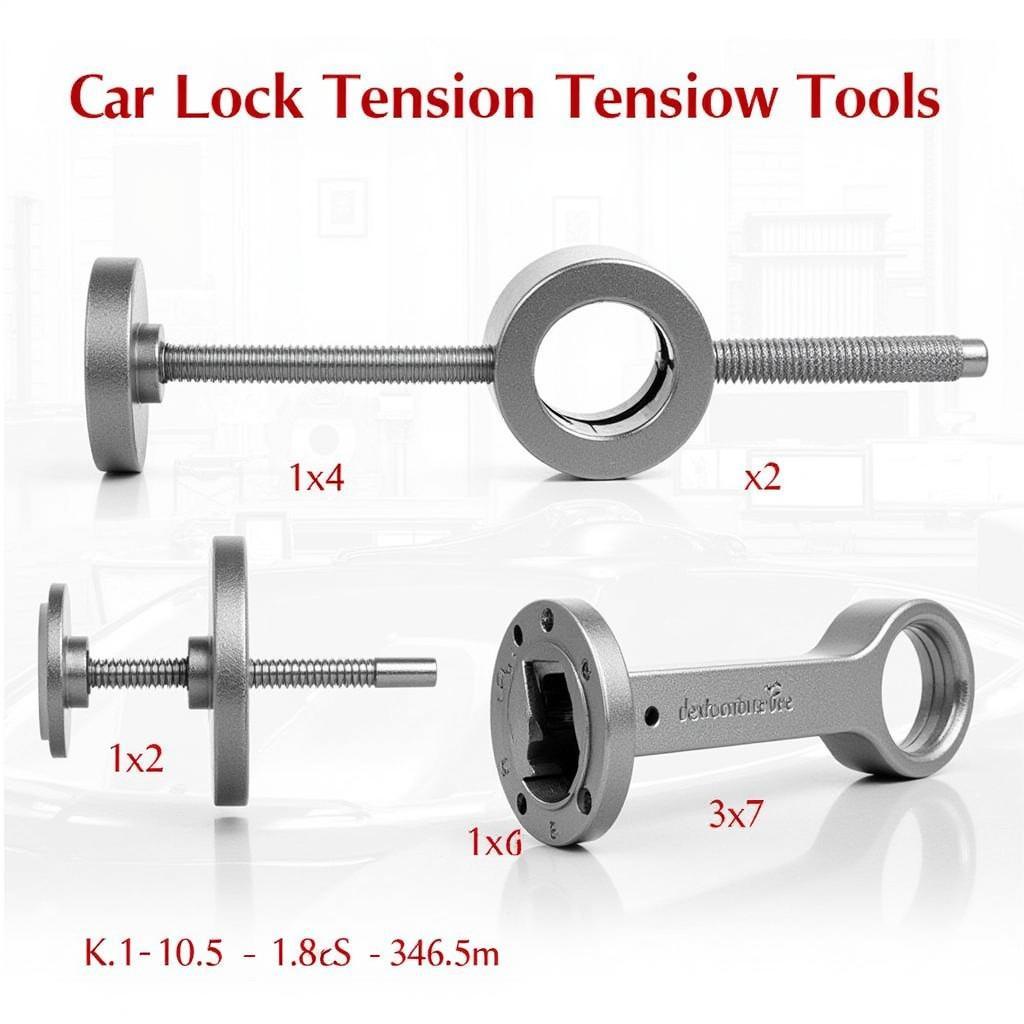 Heavy-Duty Car Lock Tension Tools Set