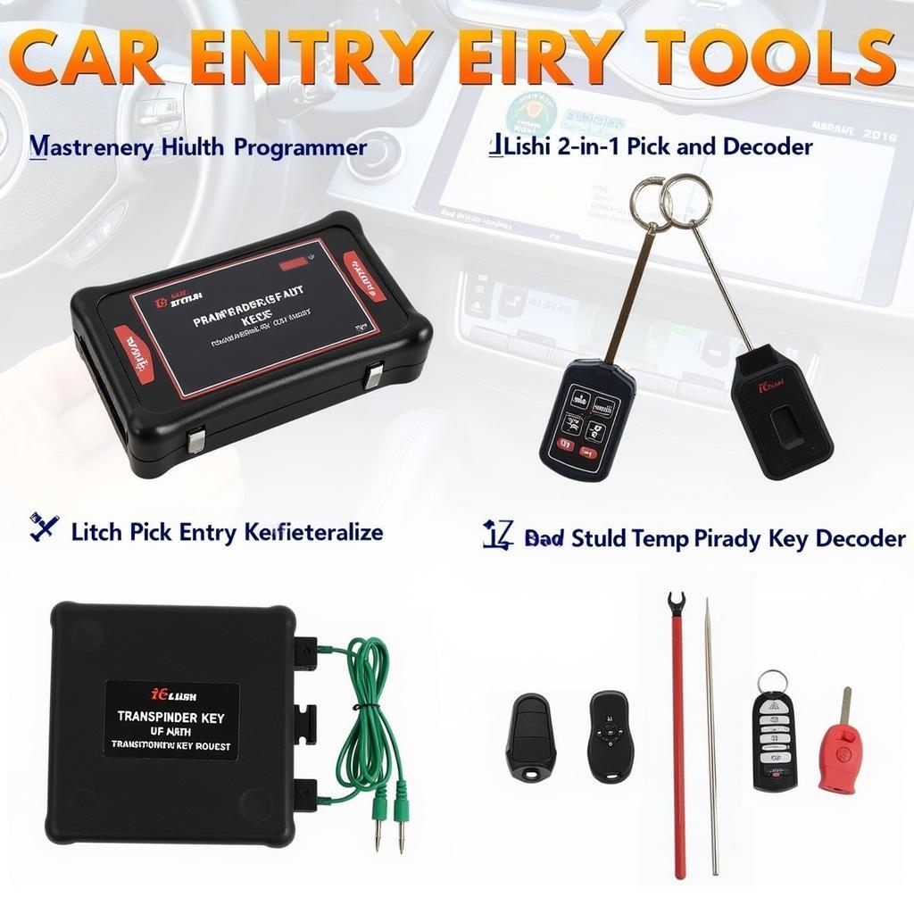 High-Tech Car Entry Tools: Transponder Key Programmers and Specialized Tools