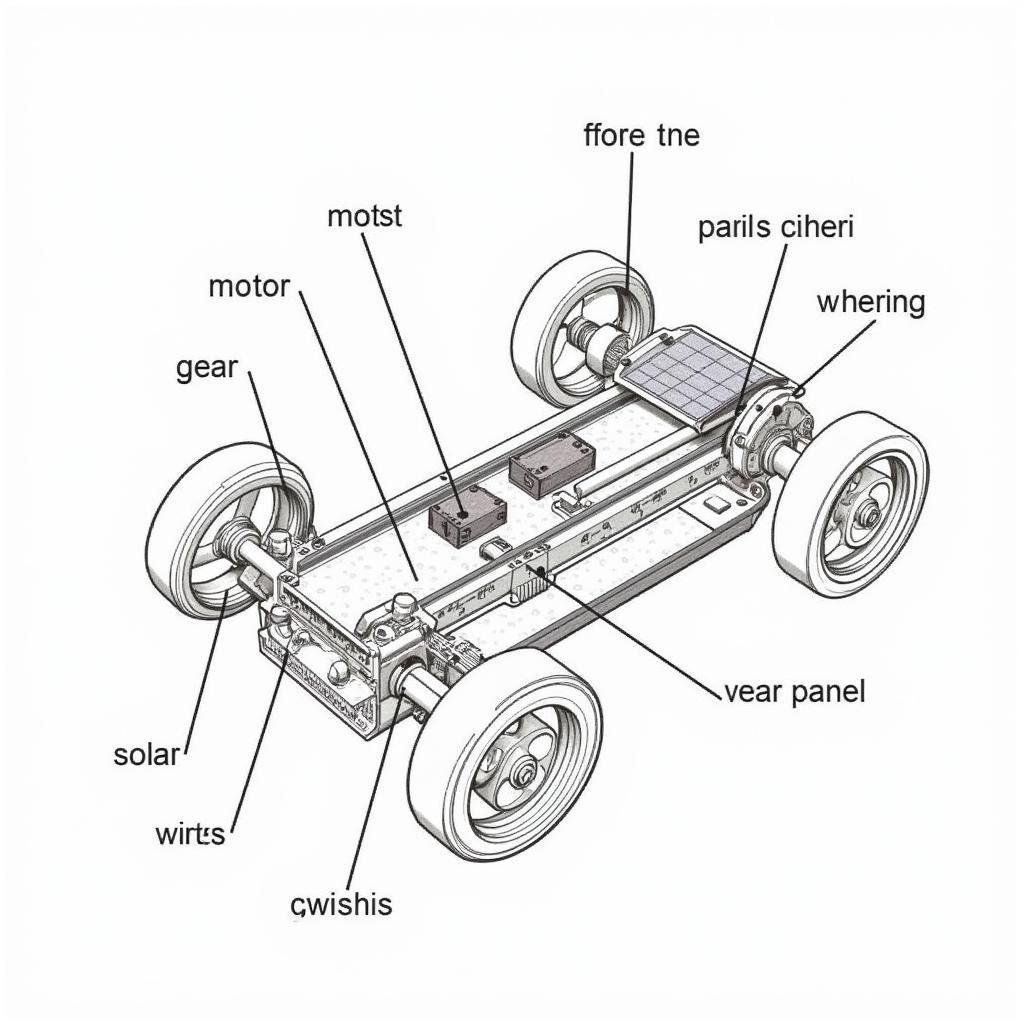 Solar Car Components Diagram