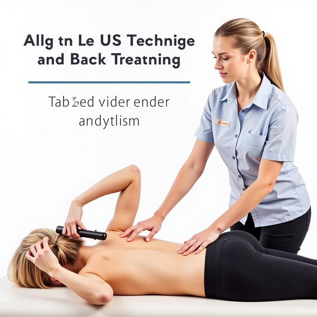 Chiropractor Using IASTM Tool