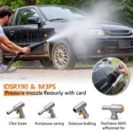 IDSR190 pressure washing a car