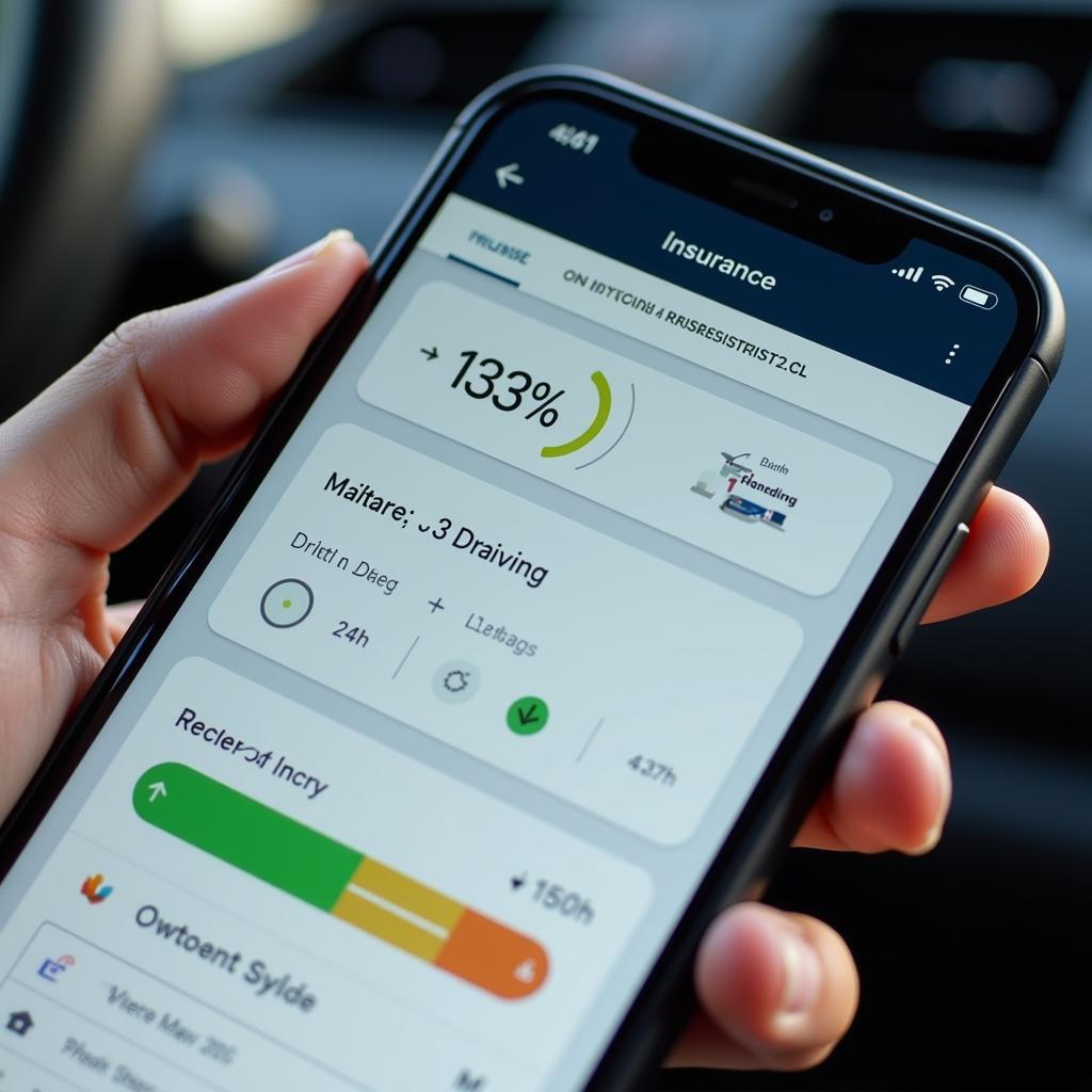 Insurance App Tracking Driving Habits