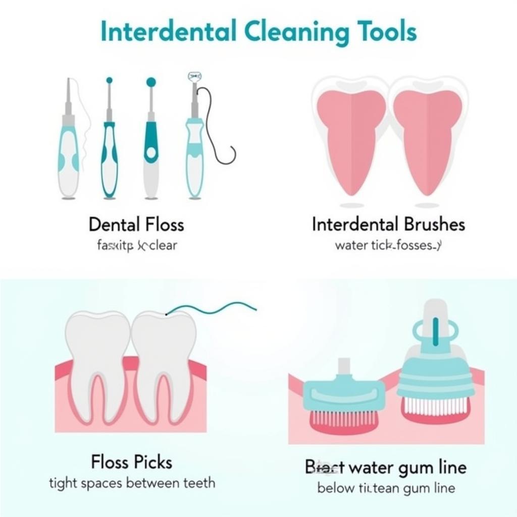 Different types of interdental cleaning tools for optimal oral hygiene