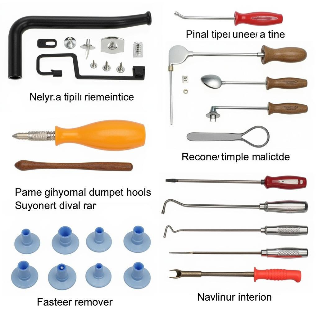 Interior Car Removal Tool Kit for Nappa Leather and Plastic