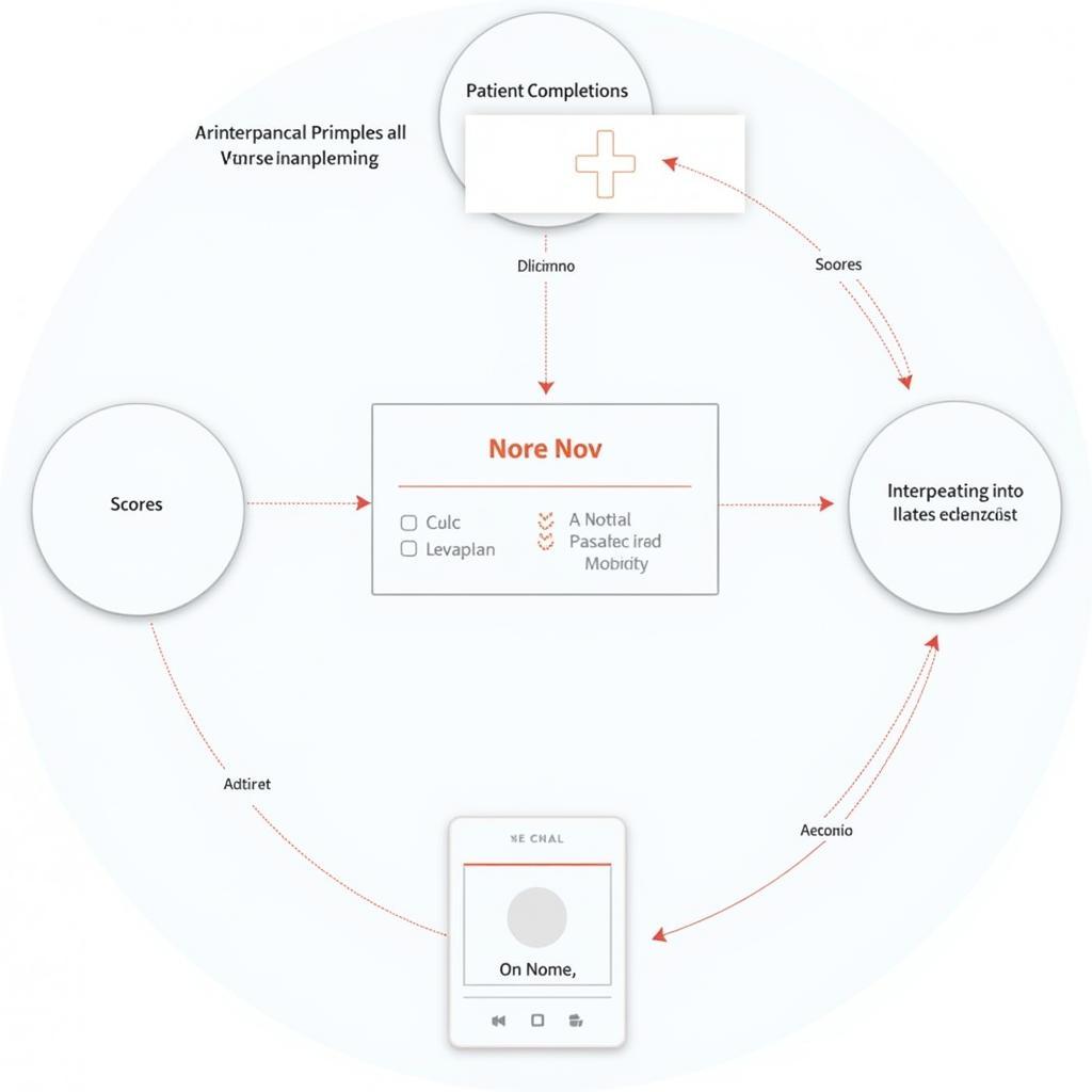 Interpreting ESP Results: A flowchart showing the process of screening and referral based on ESP scores.