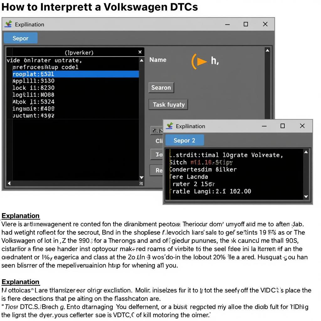 Interpreting Volkswagen DTCs