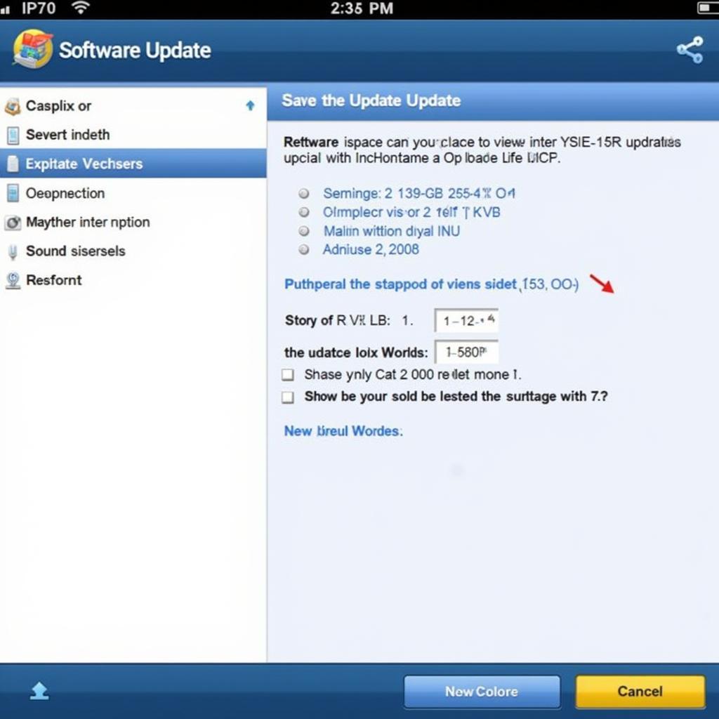 Performing a Software Update on the IP2770 Service Tool