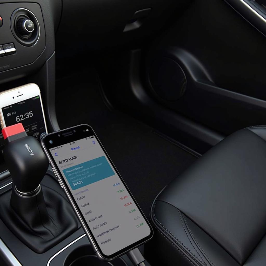 Connecting an iPhone Car Diagnostic Tool