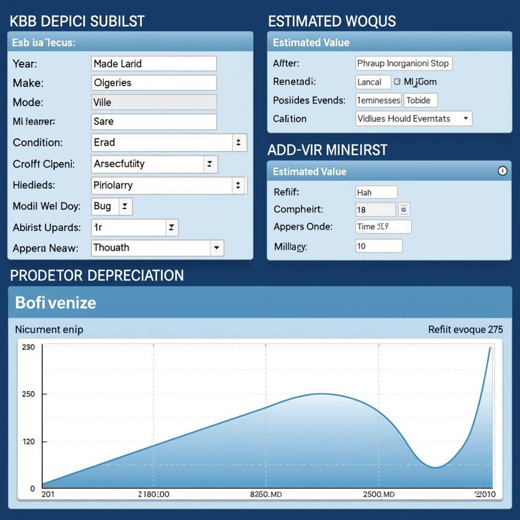 KBB Car Depreciation Tool Interface