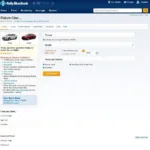 KBB Car Finder Tool Homepage