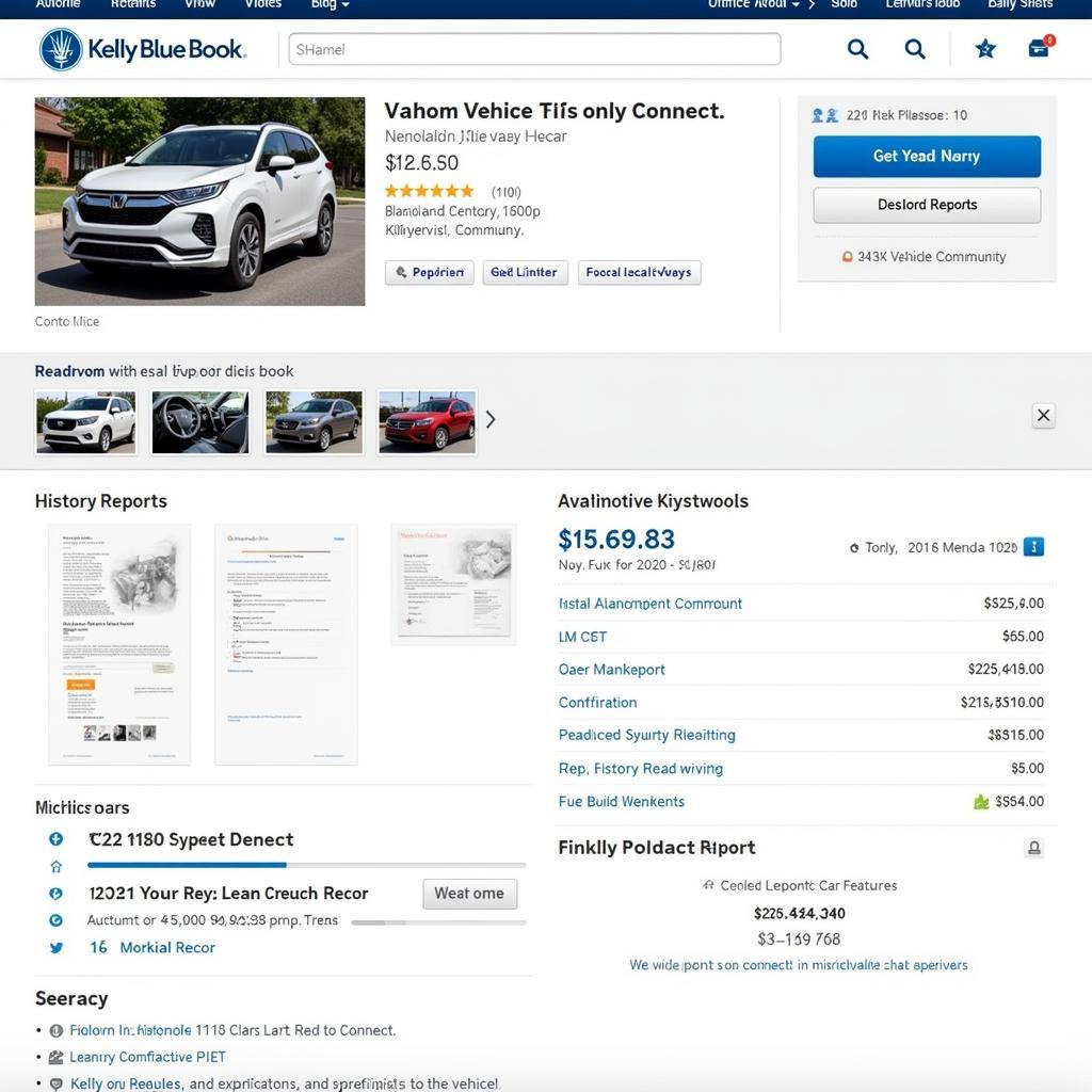 Kelly Blue Book Car Finder Tool Vehicle Details Page