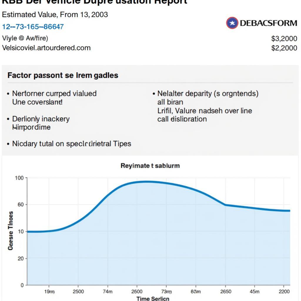 Example of a KBB Depreciation Report