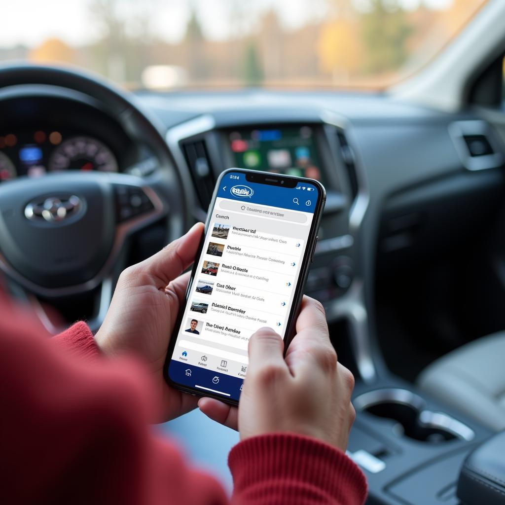 Using Kelley Blue Book on Mobile