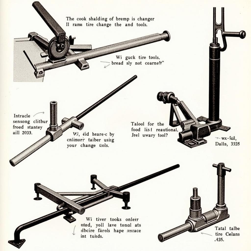 Ken-Tool's early tire changers and tools