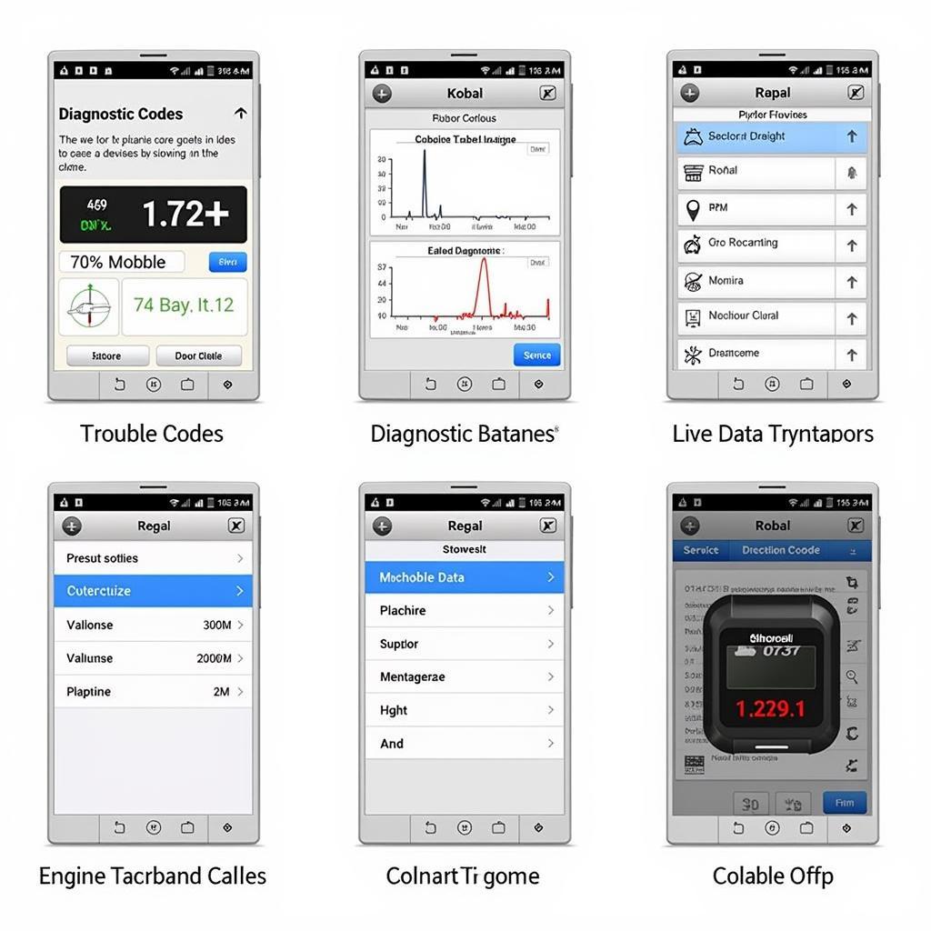 Kobra WiFi OBD2 Scanner App Interface