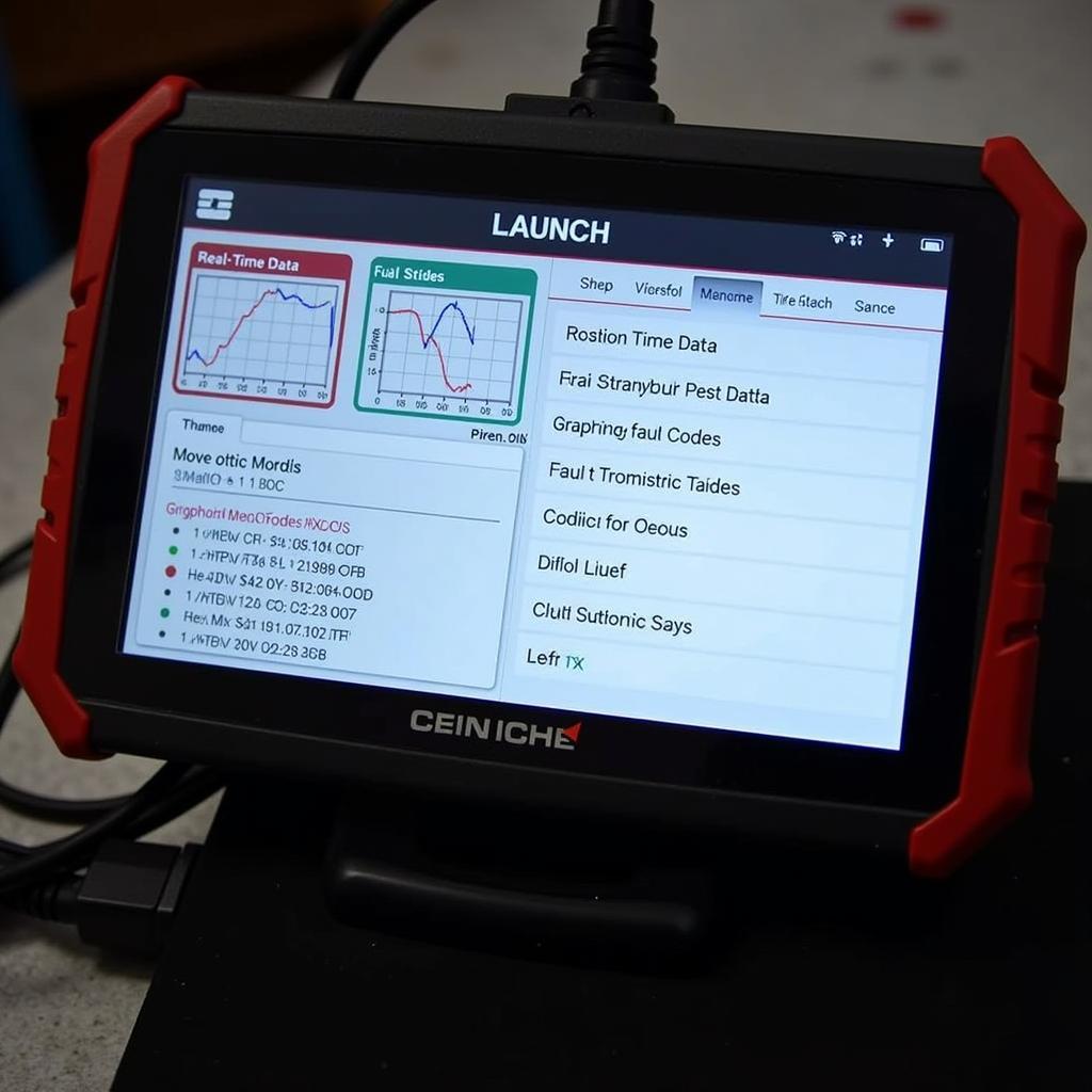 Launch Diagnostic Tool Interface