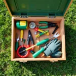 Organized Lawn Care Tool Box