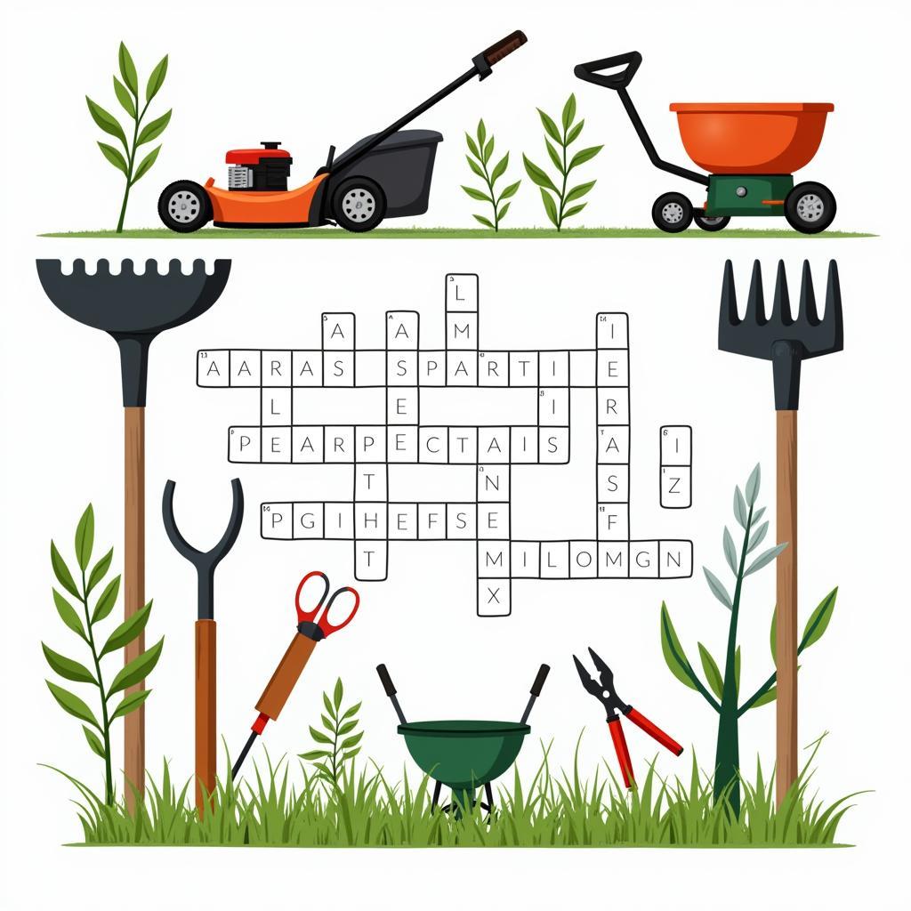 Lawn Care Tools in Crossword Puzzles