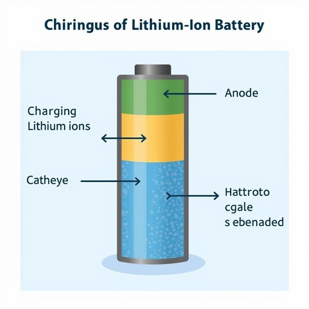 Diagram of Lithium-ion Battery Functioning