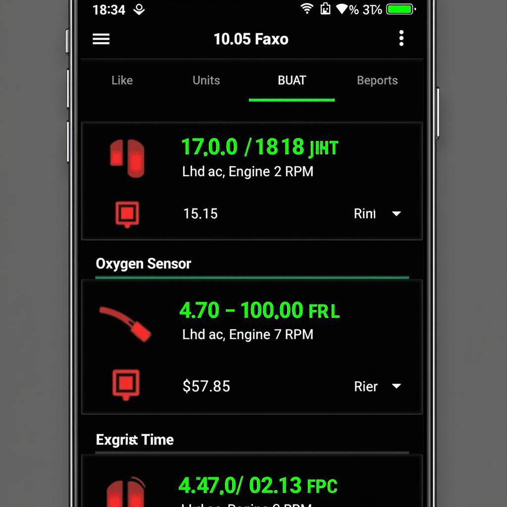 Live Data Stream Example on an Android Device