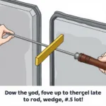 Using a Wedge and Rod to Unlock a Car