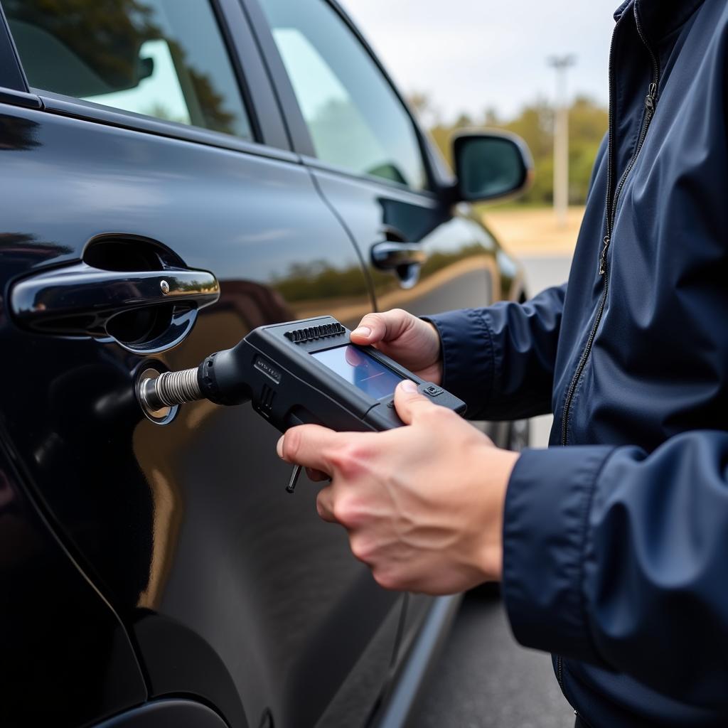 Locksmith Using Modern Tools