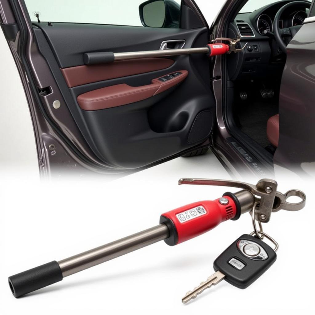 Retrieving Car Keys with a Long Reach Tool