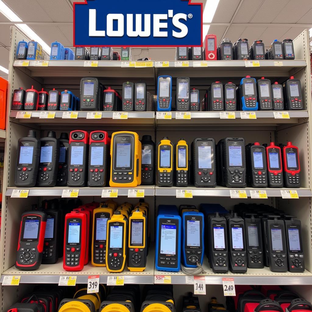 Scan Tool Display at Lowe's