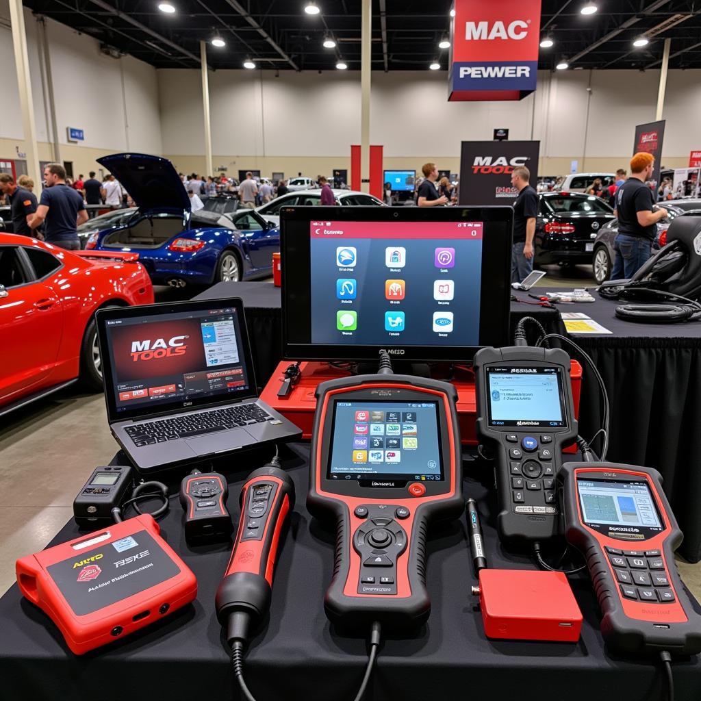 Mac Tools Diagnostic Tools Display at Columbus Car Show