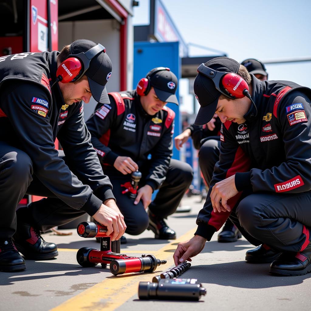 Mac Tools Pit Crew in NASCAR