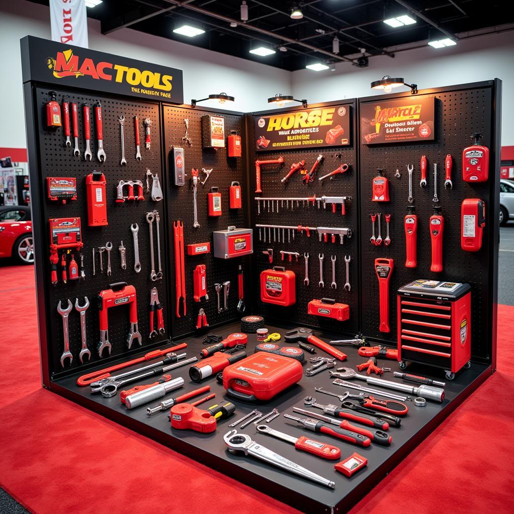 Mac Tools Product Display at an Automotive Event