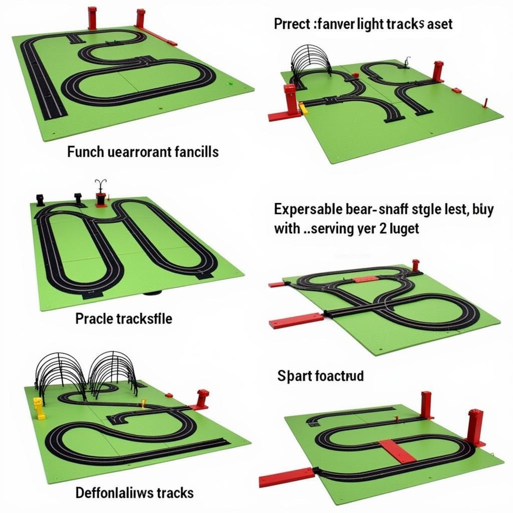 Mac Tools Slot Car Set Track Options