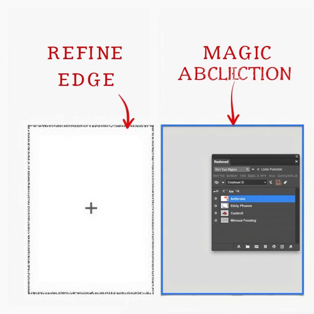 Magic Wand Tool Refine Edge