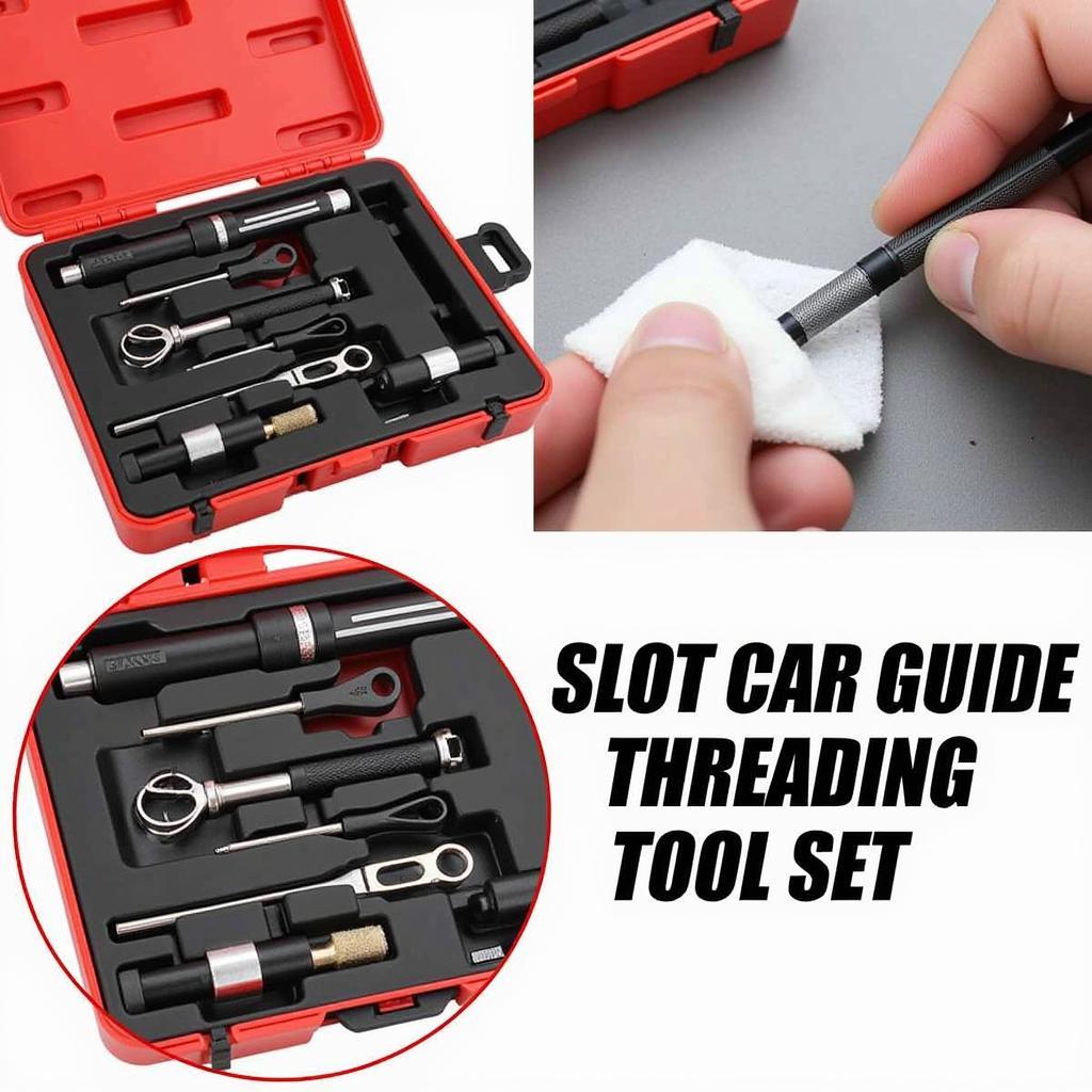 Well-Maintained Slot Car Guide Threading Tool