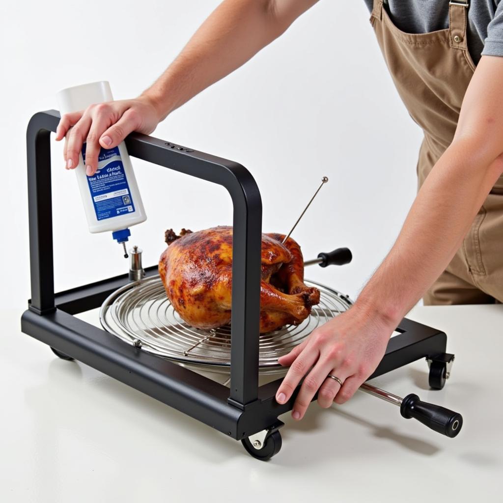 Cleaning and Lubricating a Rotisserie Kit